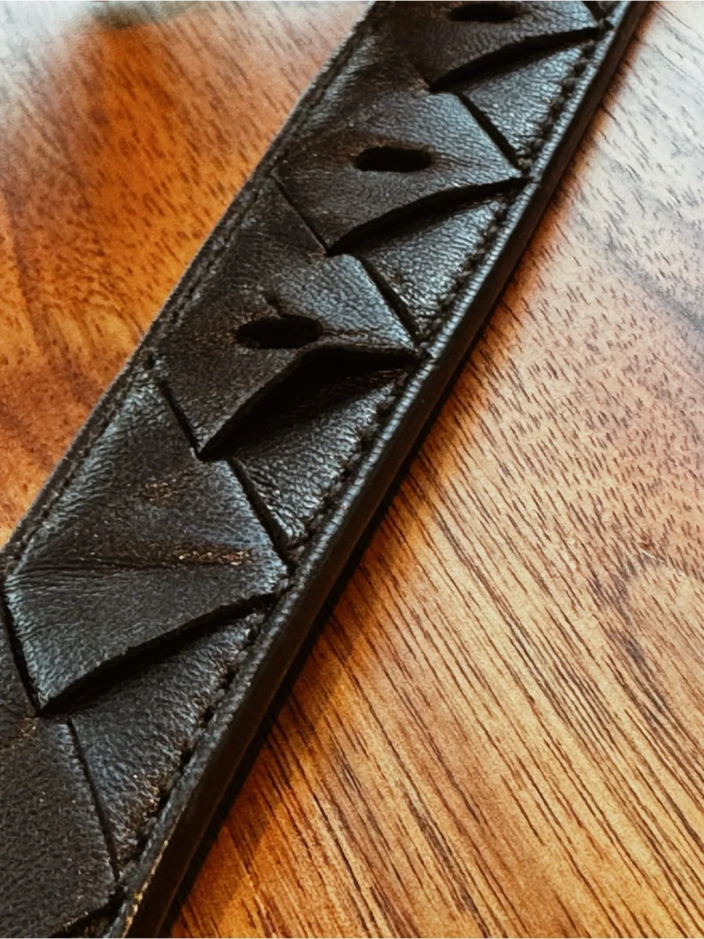 BOTTEGA VENETA Intrecciato leather belt
